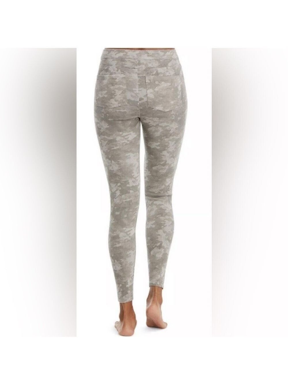SPANX -Grey stone wash camo ankle jeans-ish leggings